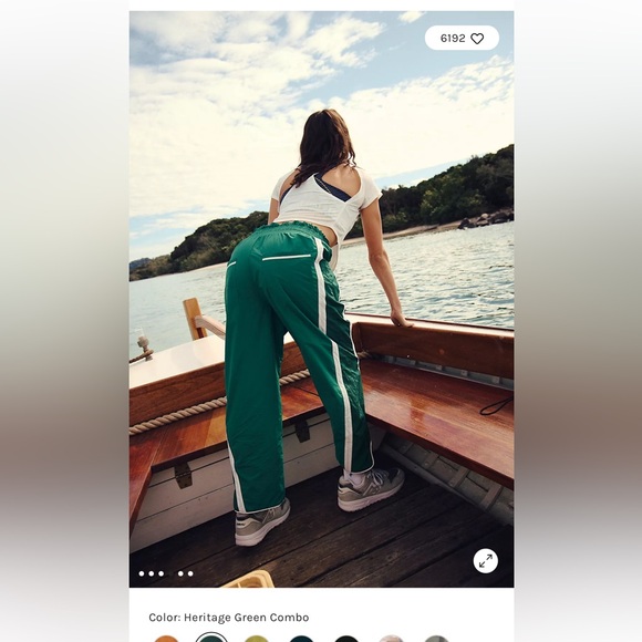 NWT Free People Here Comes the Champ track pants - Picture 4 of 6